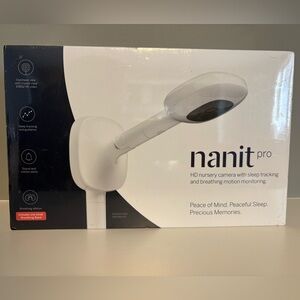 Nanit Pro HD nursery camera w/ sleep tracking & breathing motion monitoring NEW